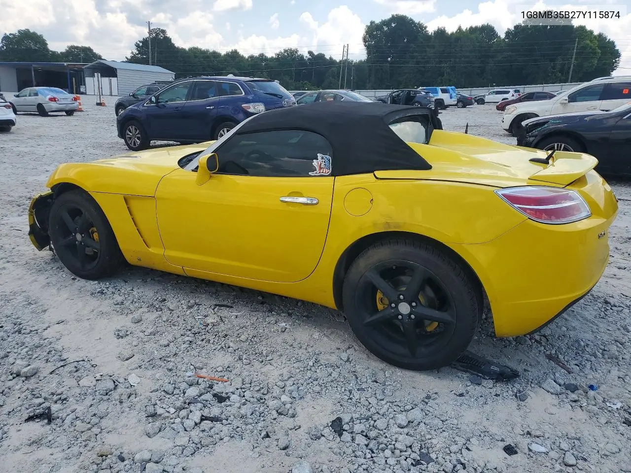 2007 Saturn Sky VIN: 1G8MB35B27Y115874 Lot: 56218656