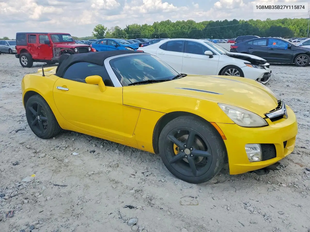 2007 Saturn Sky VIN: 1G8MB35B27Y115874 Lot: 56218656