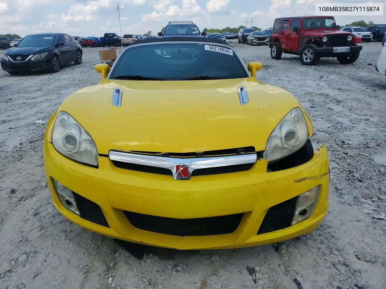 2007 Saturn Sky VIN: 1G8MB35B27Y115874 Lot: 56218656