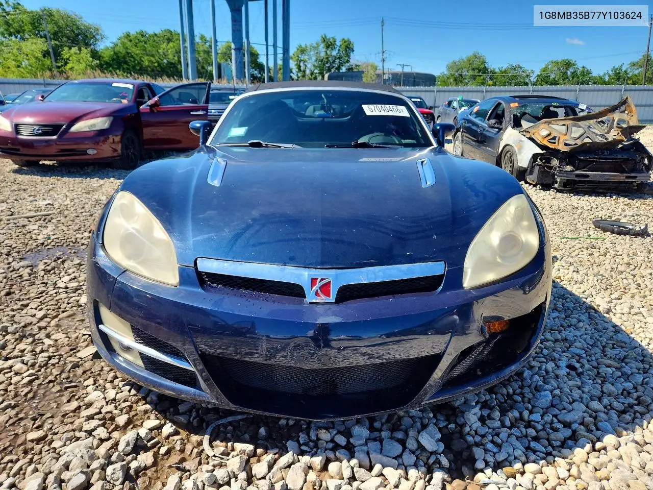 2007 Saturn Sky VIN: 1G8MB35B77Y103624 Lot: 57040466