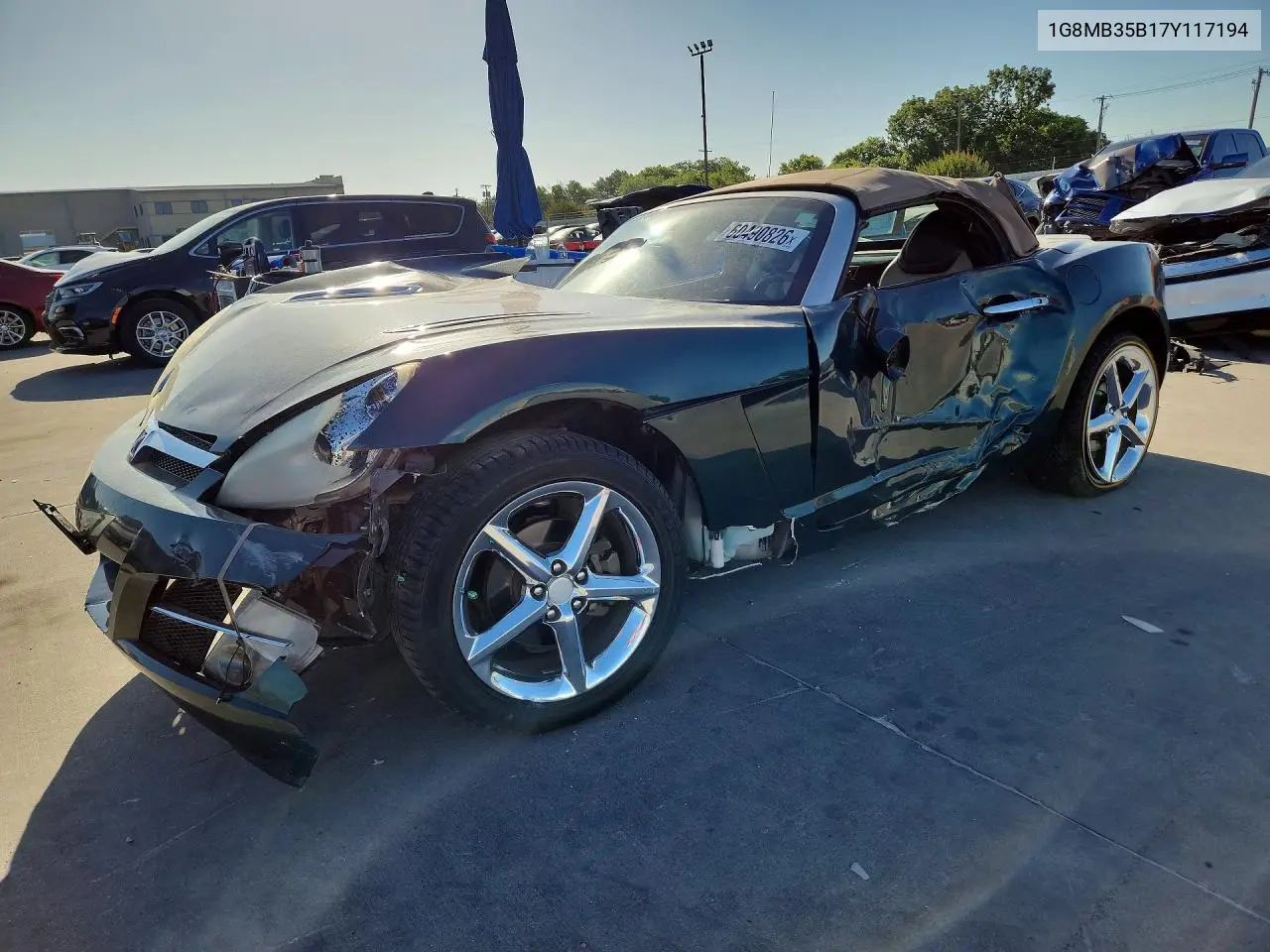 2007 Saturn Sky VIN: 1G8MB35B17Y117194 Lot: 60490826