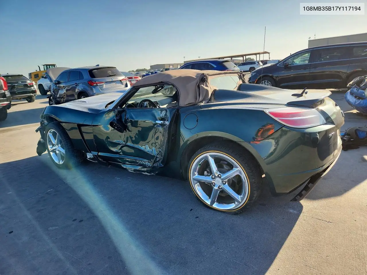 2007 Saturn Sky VIN: 1G8MB35B17Y117194 Lot: 60490826