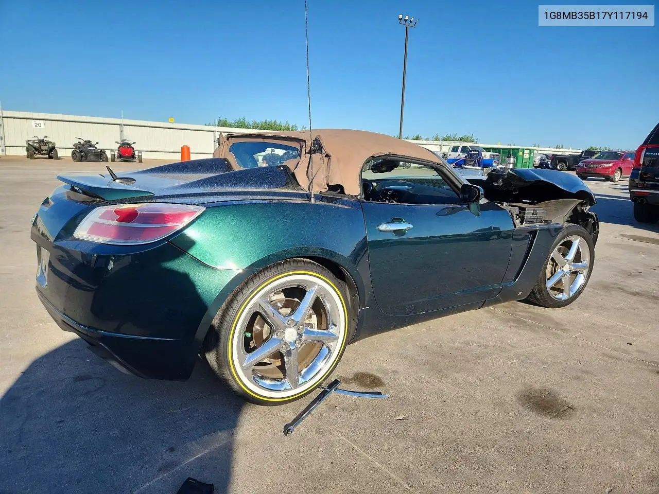 2007 Saturn Sky VIN: 1G8MB35B17Y117194 Lot: 60490826