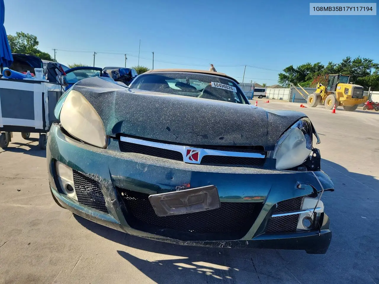 2007 Saturn Sky VIN: 1G8MB35B17Y117194 Lot: 60490826