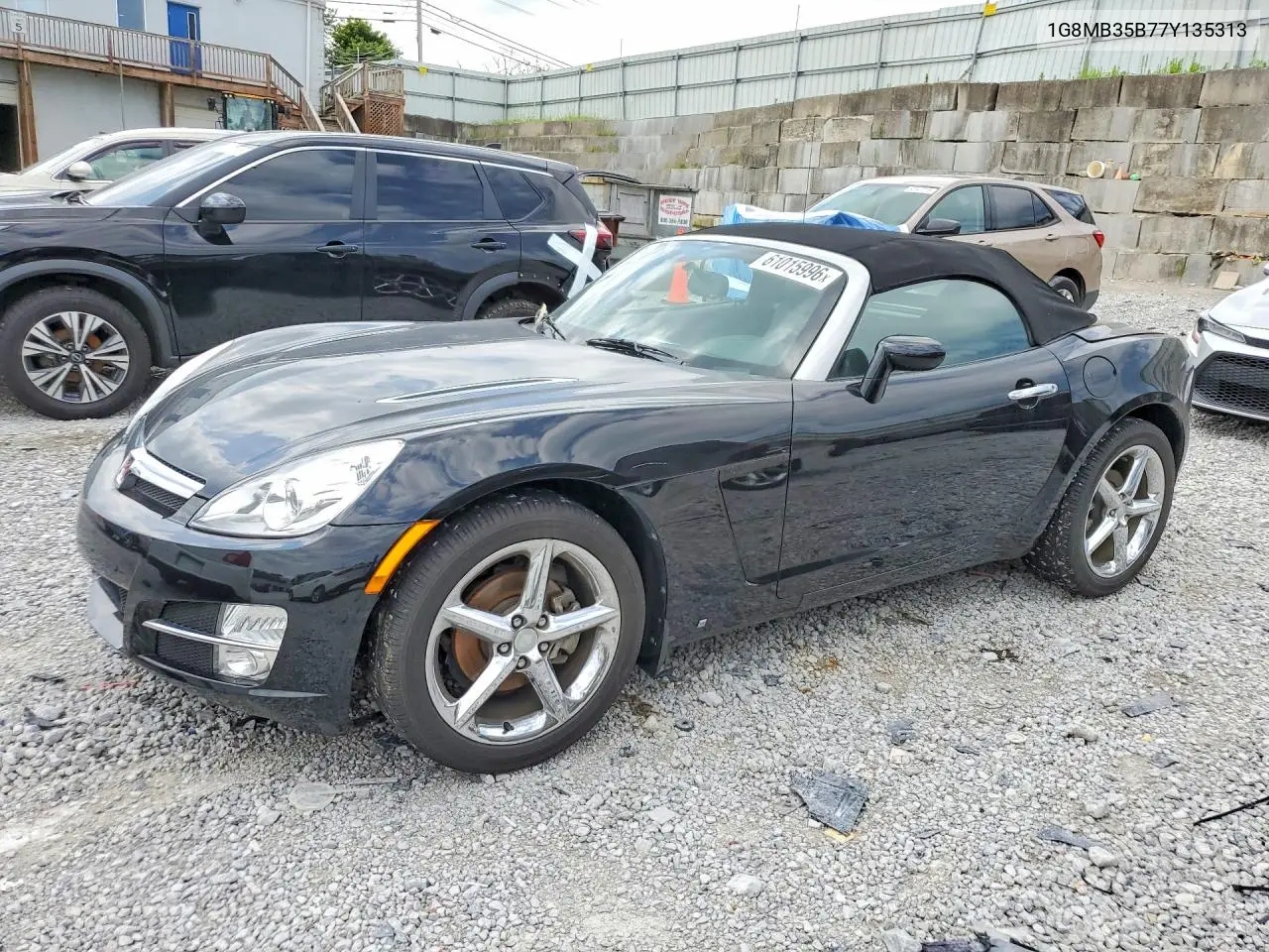 2007 Saturn Sky VIN: 1G8MB35B77Y135313 Lot: 61015996