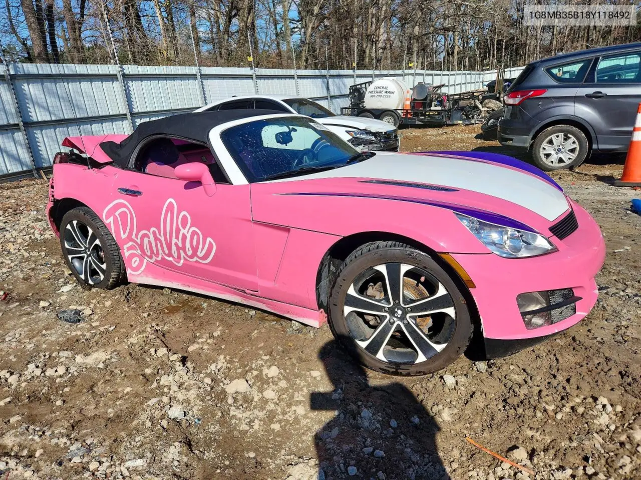 2008 Saturn Sky VIN: 1G8MB35B18Y118492 Lot: 42077766