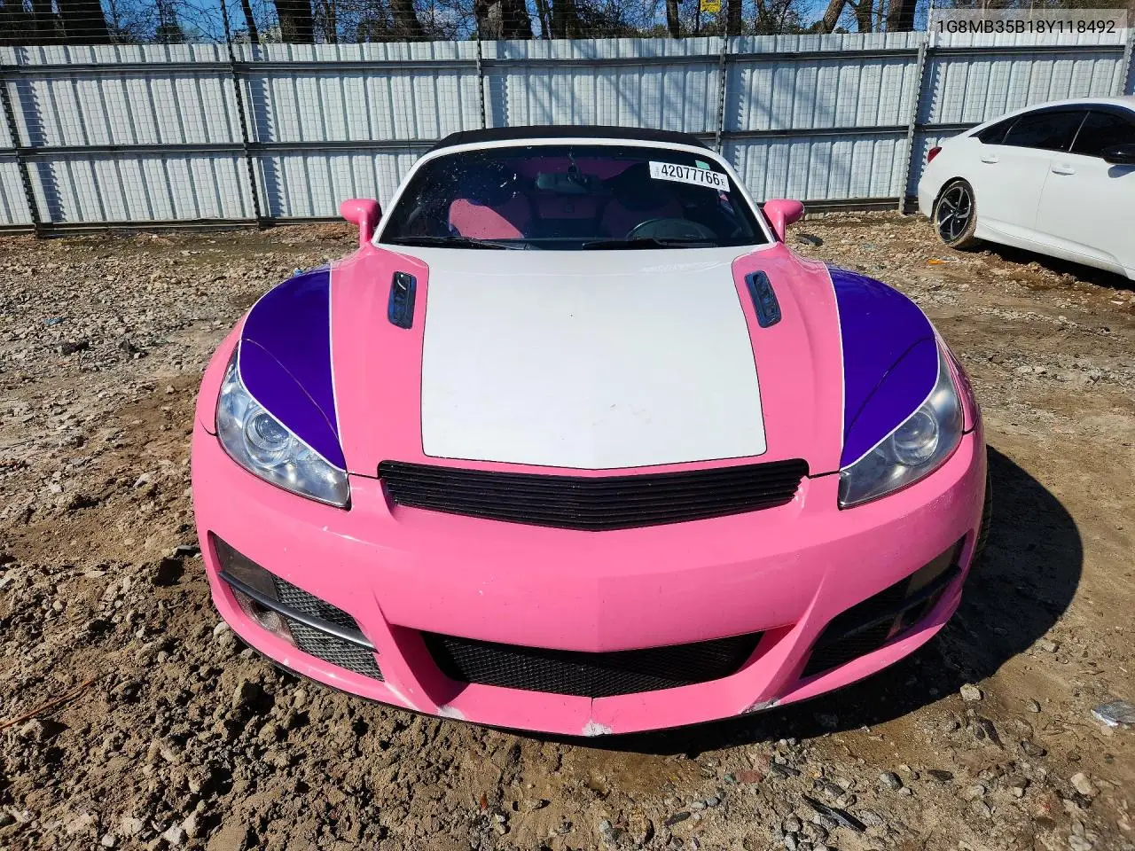 2008 Saturn Sky VIN: 1G8MB35B18Y118492 Lot: 42077766