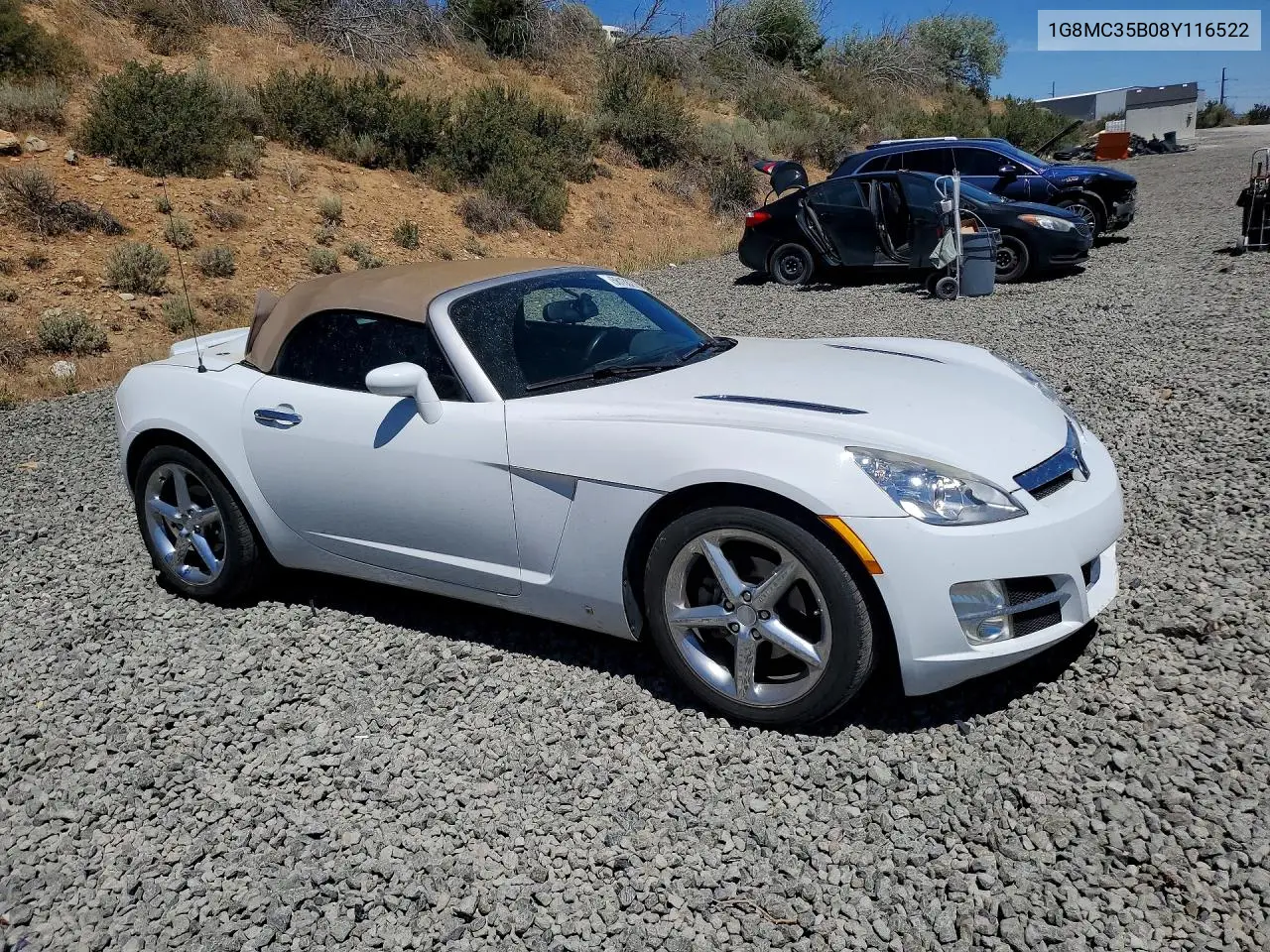 2008 Saturn Sky VIN: 1G8MC35B08Y116522 Lot: 58136276