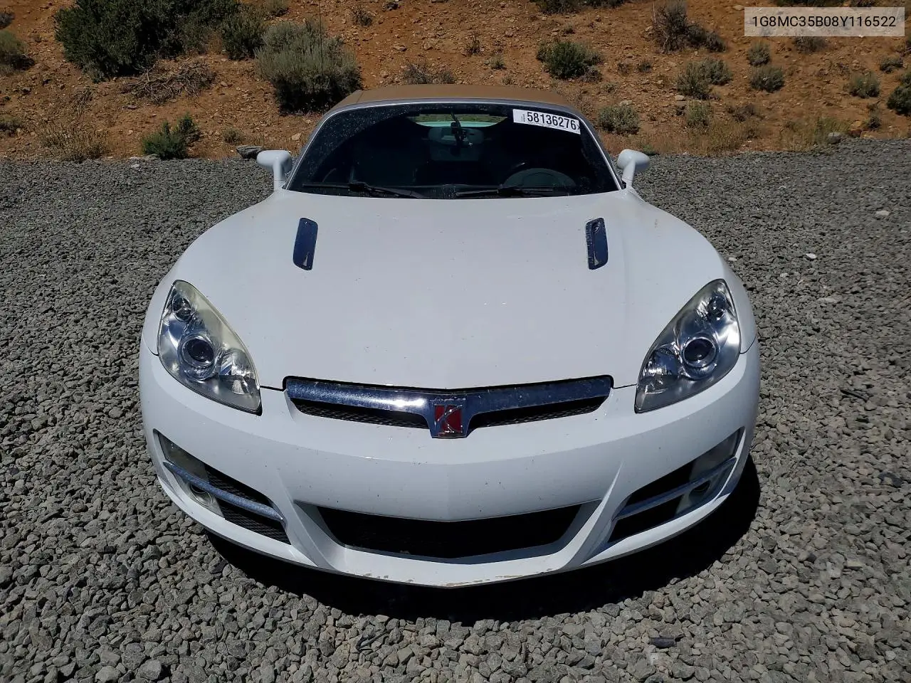 2008 Saturn Sky VIN: 1G8MC35B08Y116522 Lot: 58136276