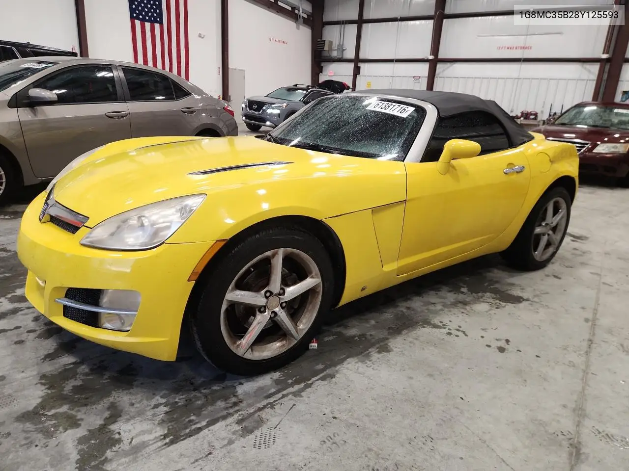 2008 Saturn Sky VIN: 1G8MC35B28Y125593 Lot: 61381716