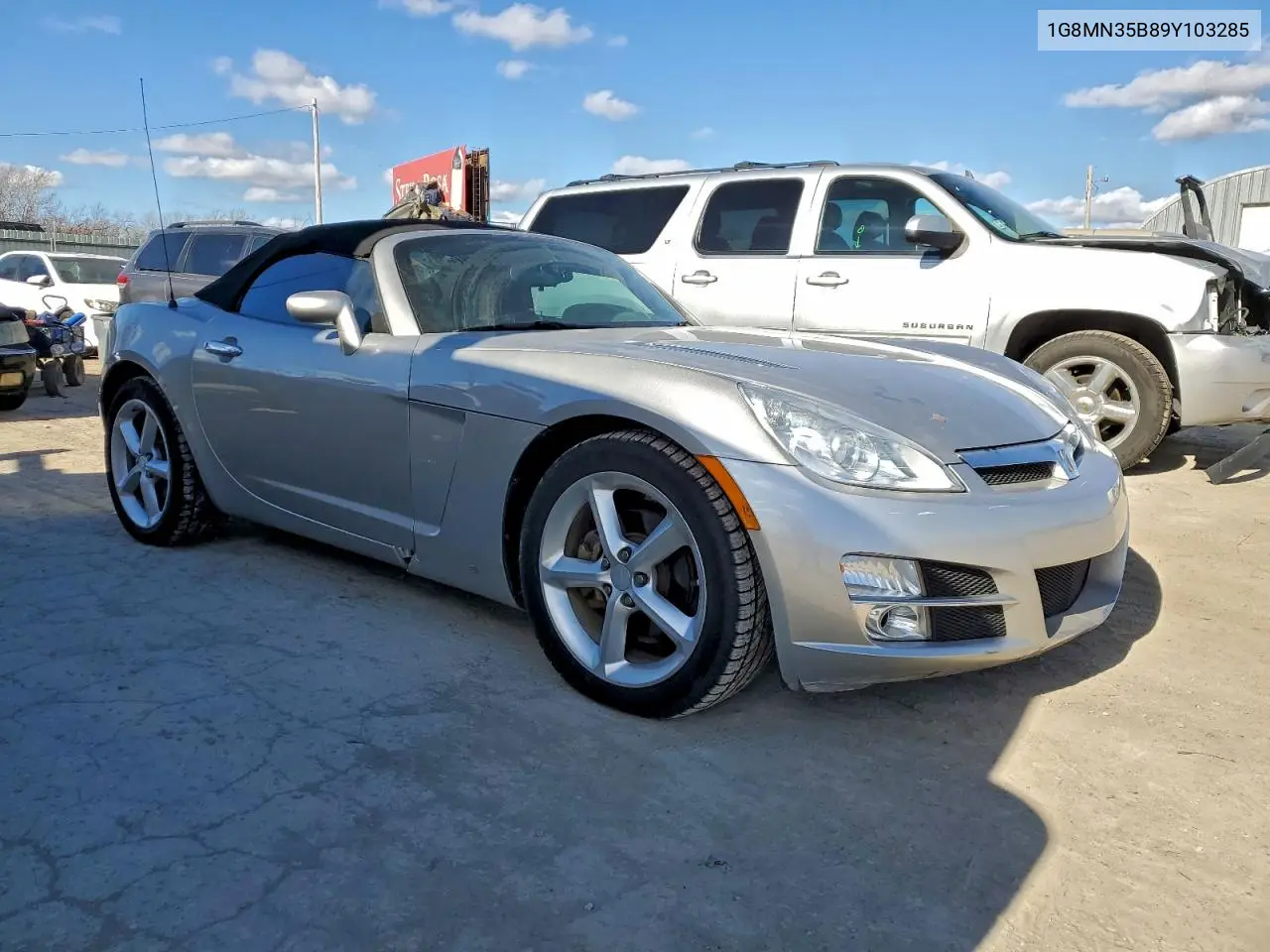 2009 Saturn Sky VIN: 1G8MN35B89Y103285 Lot: 73718805