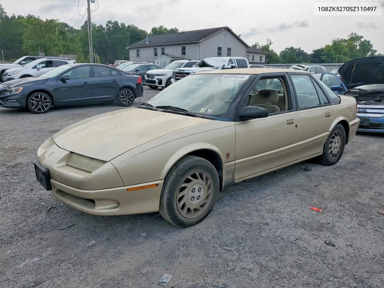 1995 Saturn Sl2 VIN: 1G8ZK5270SZ110497 Lot: 61054536