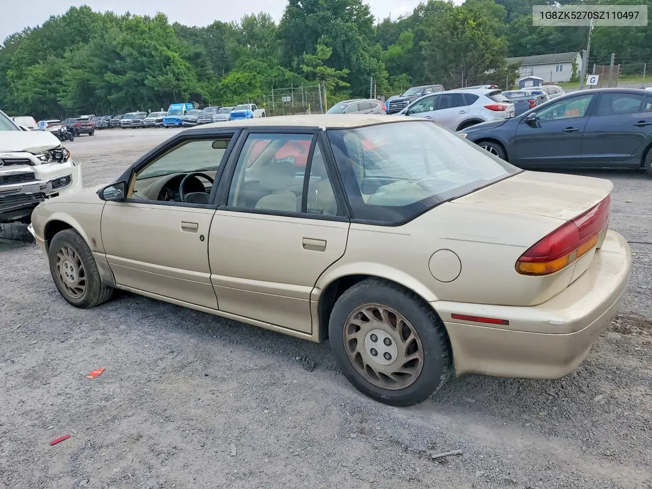 1995 Saturn Sl2 VIN: 1G8ZK5270SZ110497 Lot: 61054536