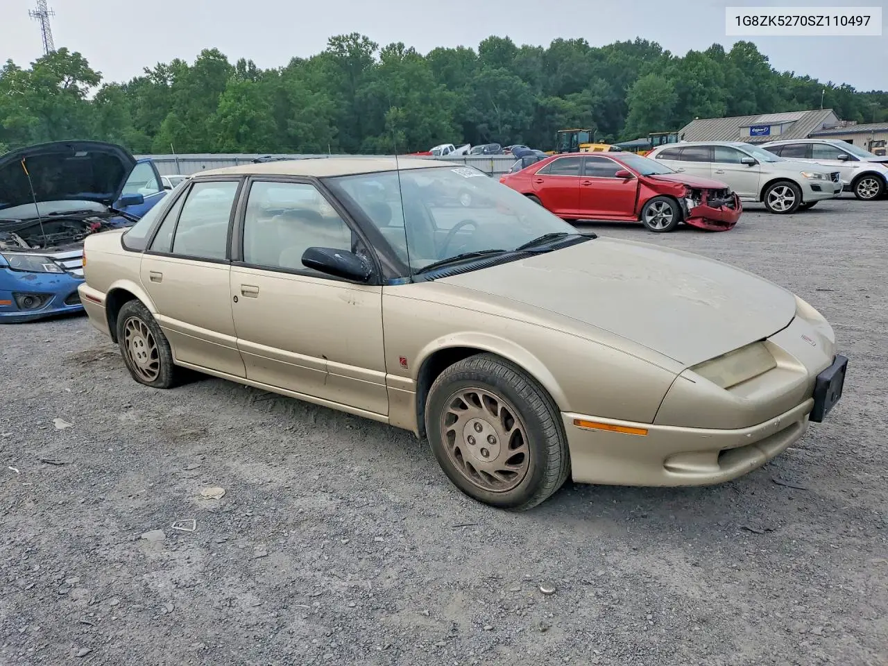 1995 Saturn Sl2 VIN: 1G8ZK5270SZ110497 Lot: 61054536