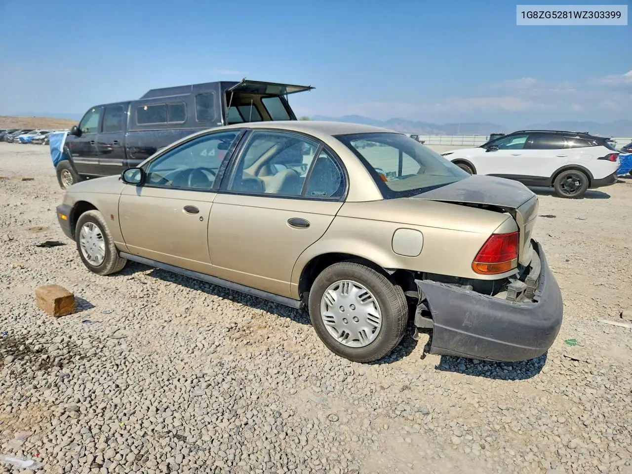 1998 Saturn Sl1 VIN: 1G8ZG5281WZ303399 Lot: 61056566