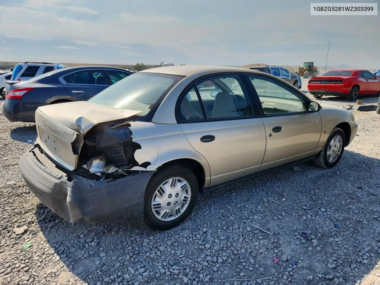 1998 Saturn Sl1 VIN: 1G8ZG5281WZ303399 Lot: 61056566
