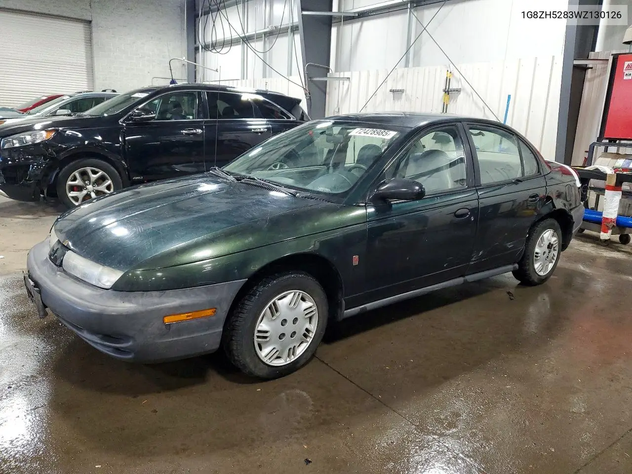1998 Saturn Sl1 VIN: 1G8ZH5283WZ130126 Lot: 72428985