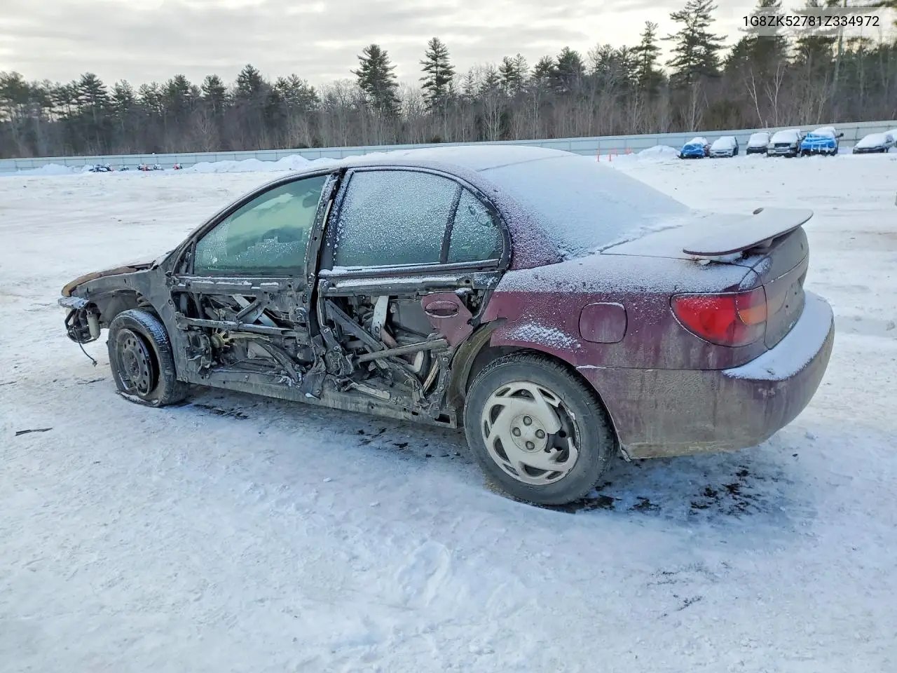 2001 Saturn Sl2 VIN: 1G8ZK52781Z334972 Lot: 52293396