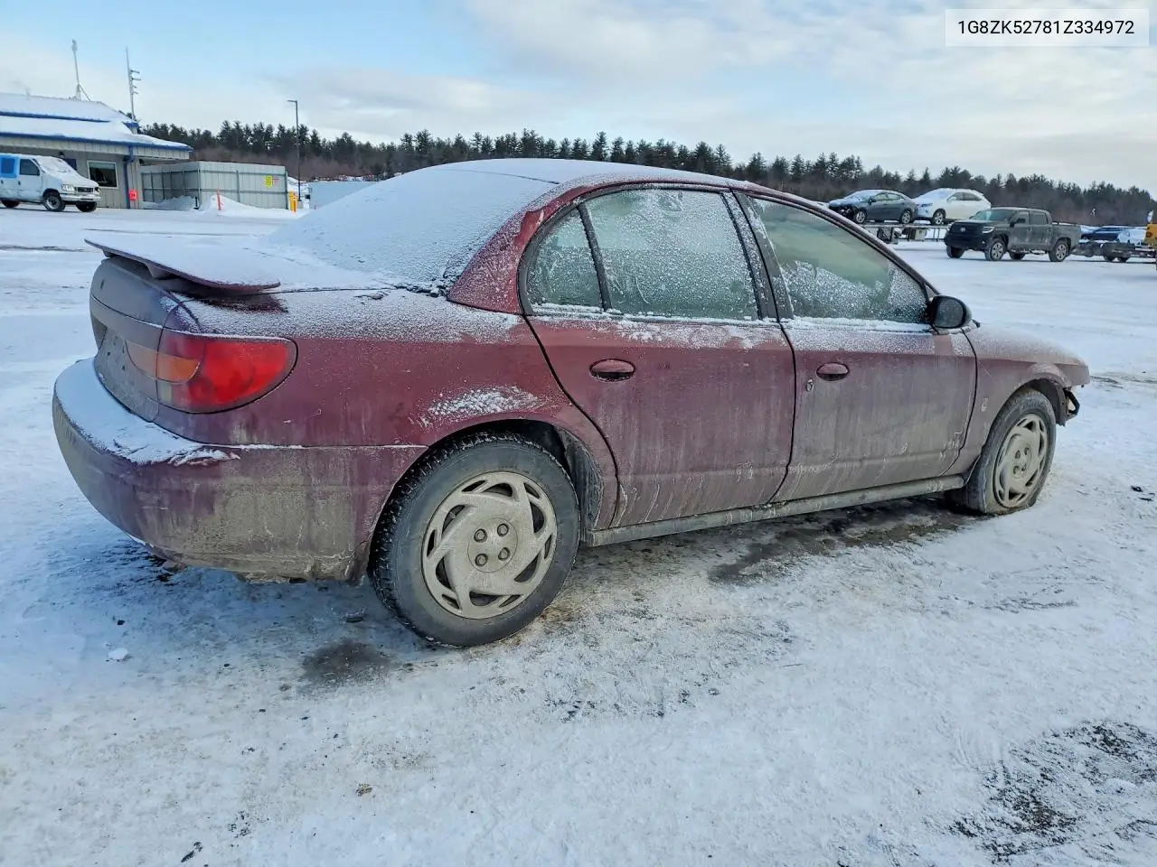 2001 Saturn Sl2 VIN: 1G8ZK52781Z334972 Lot: 52293396