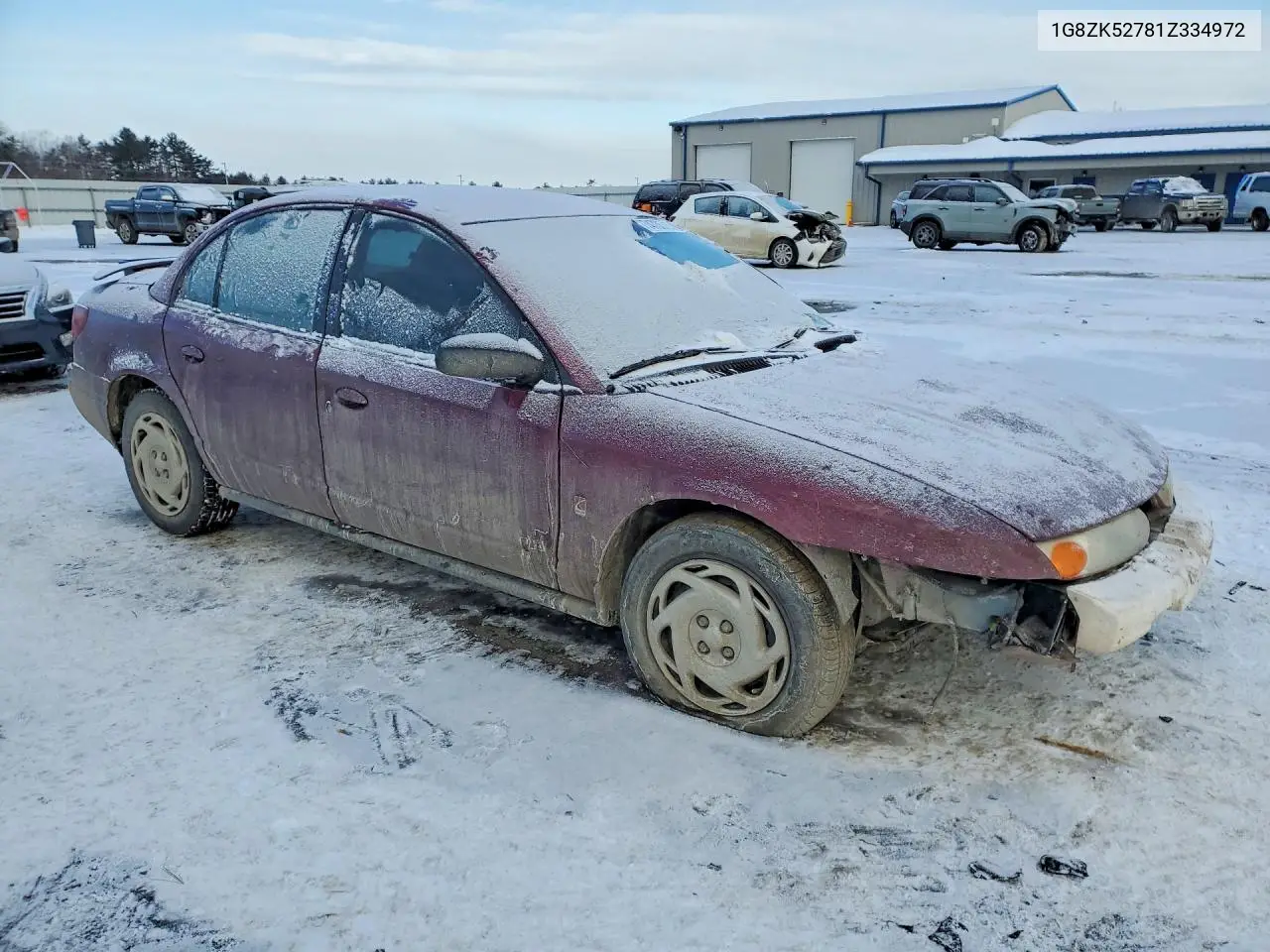 2001 Saturn Sl2 VIN: 1G8ZK52781Z334972 Lot: 52293396