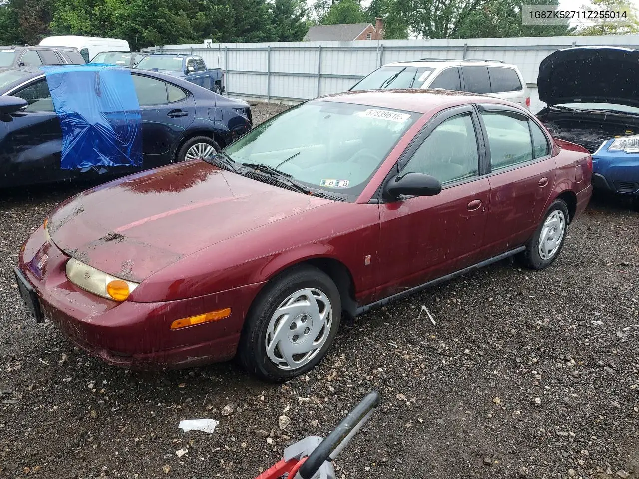 2001 Saturn Sl2 VIN: 1G8ZK52711Z255014 Lot: 57839616