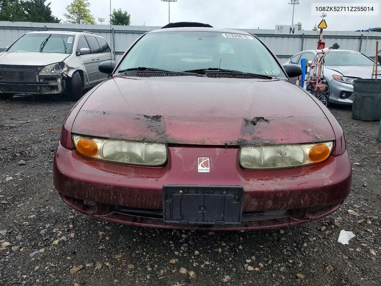 2001 Saturn Sl2 VIN: 1G8ZK52711Z255014 Lot: 57839616