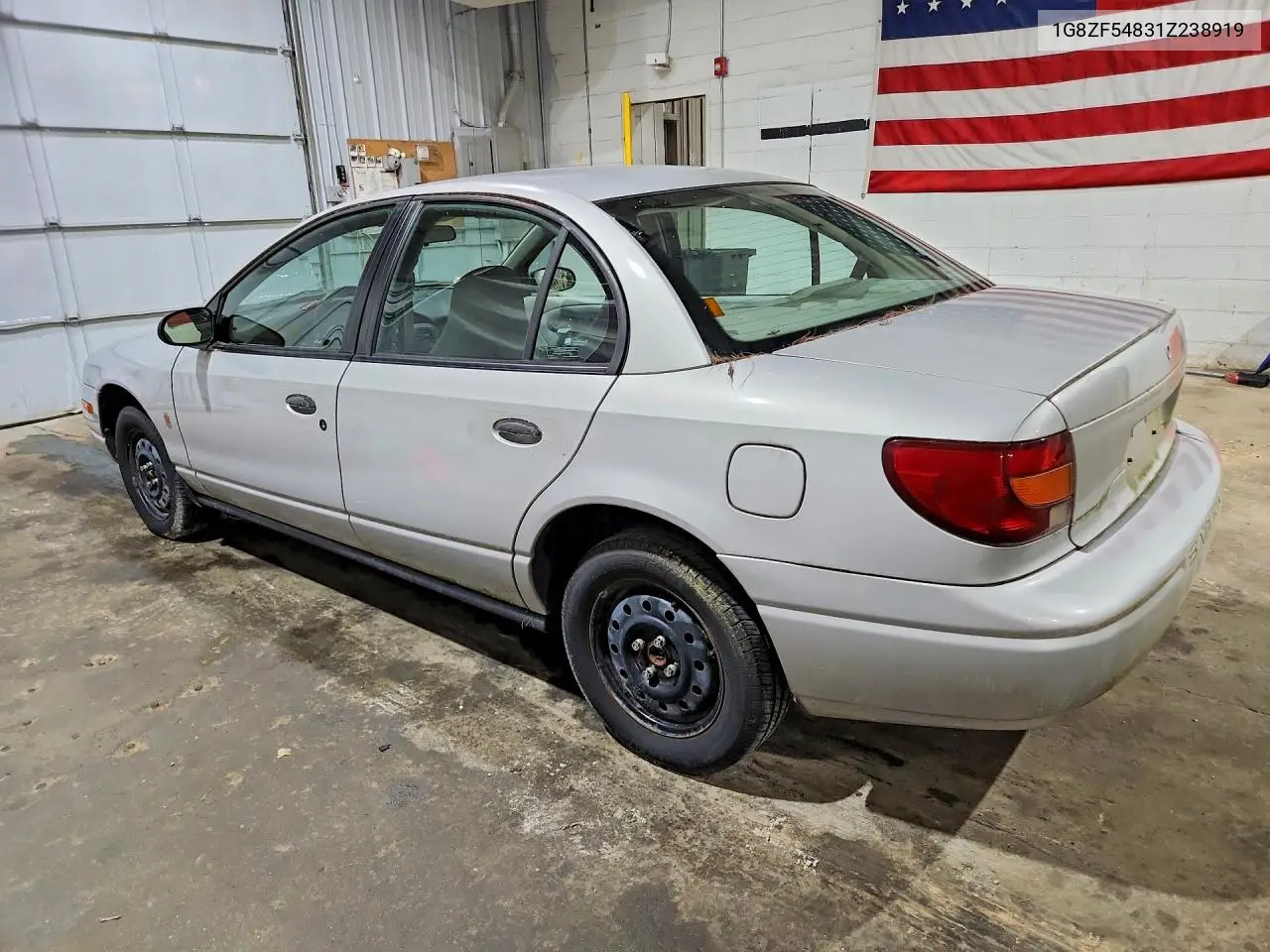 2001 Saturn Sl VIN: 1G8ZF54831Z238919 Lot: 59318456