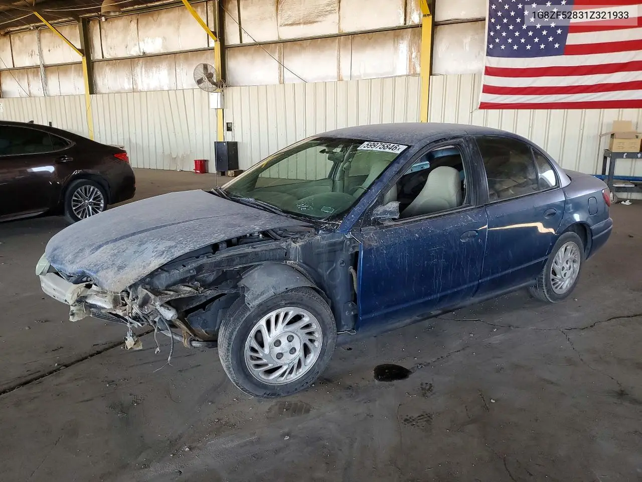 2001 Saturn Sl VIN: 1G8ZF52831Z321933 Lot: 59975846
