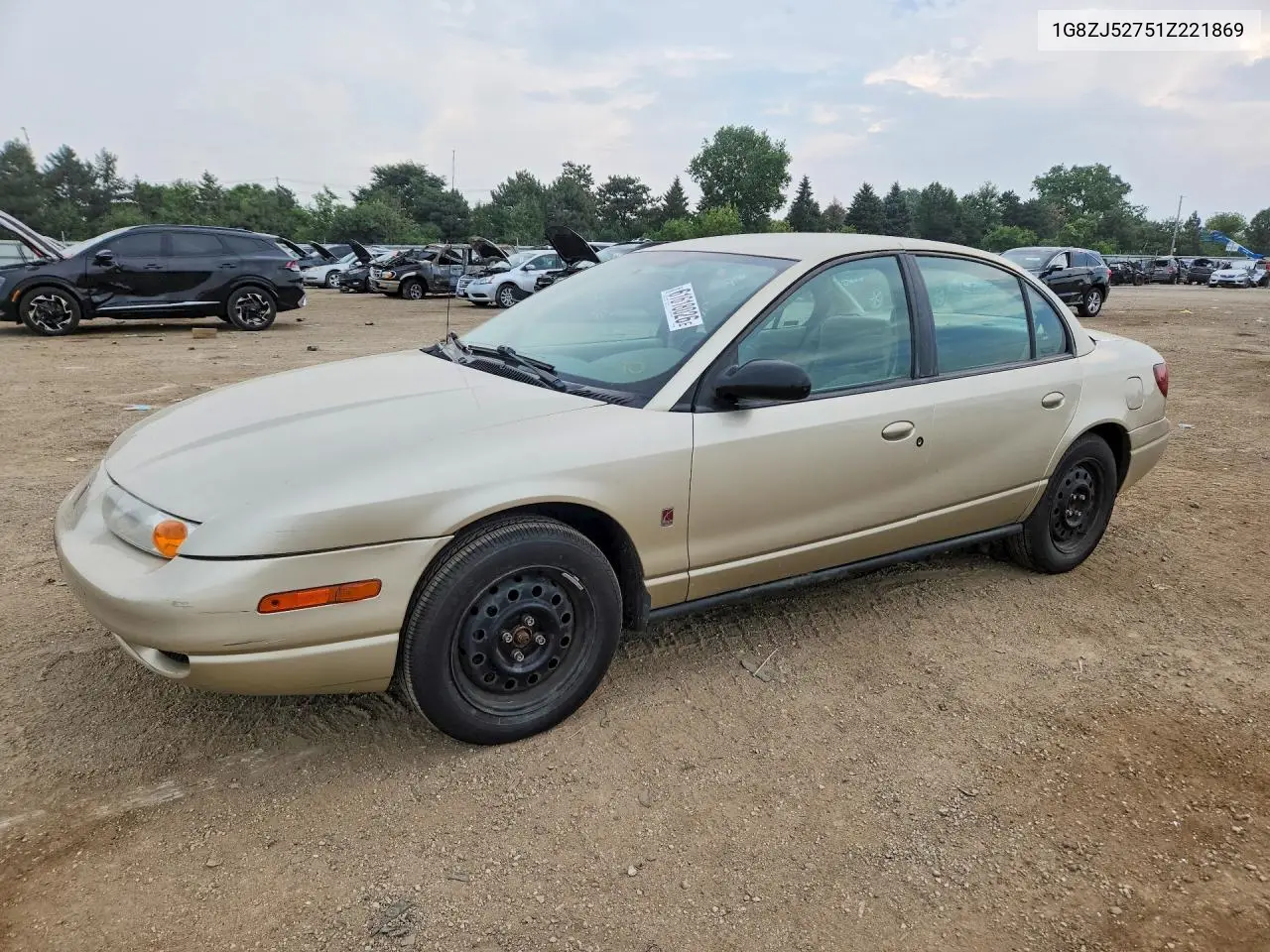 2001 Saturn Sl2 VIN: 1G8ZJ52751Z221869 Lot: 61618026