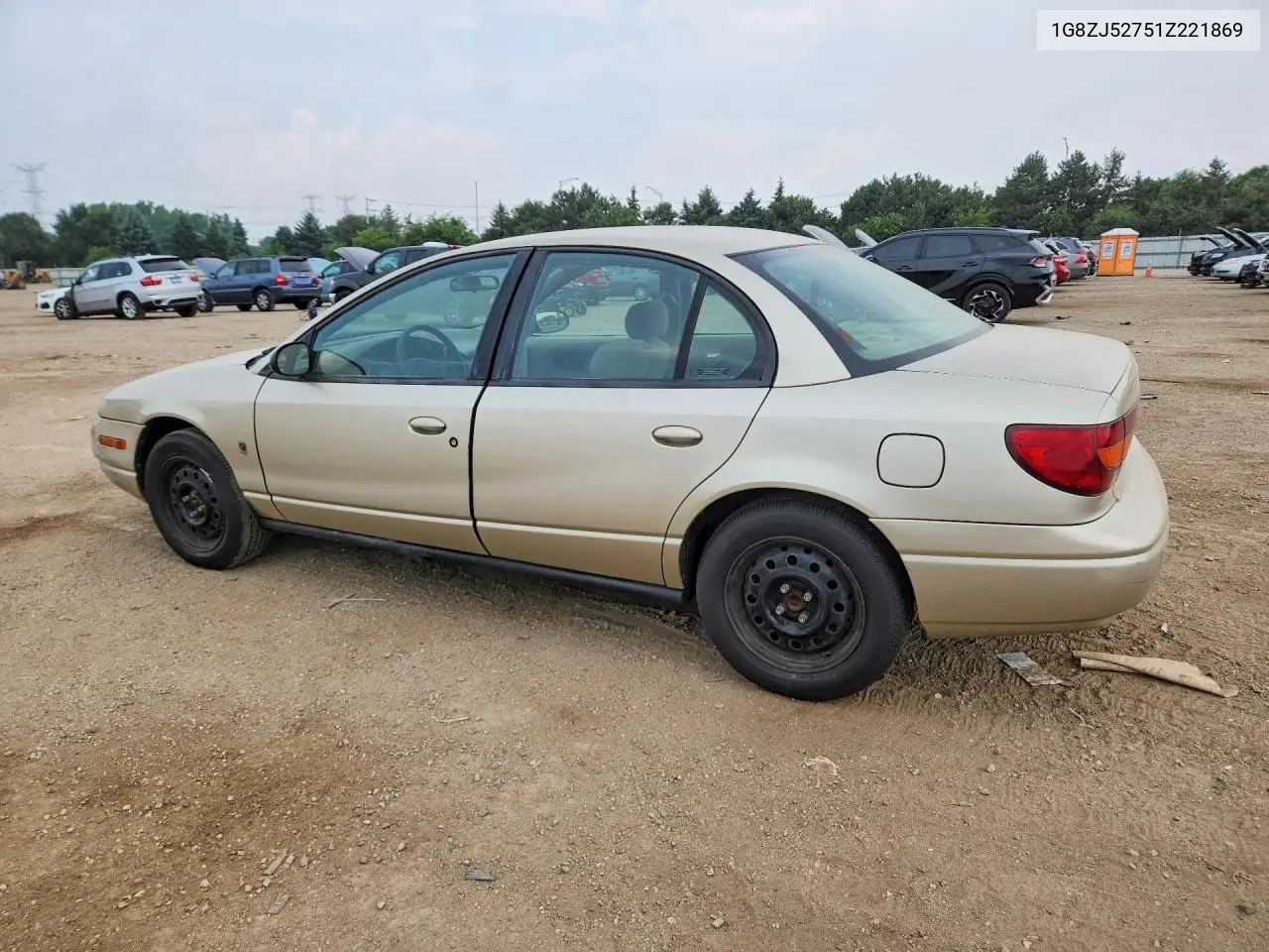 2001 Saturn Sl2 VIN: 1G8ZJ52751Z221869 Lot: 61618026