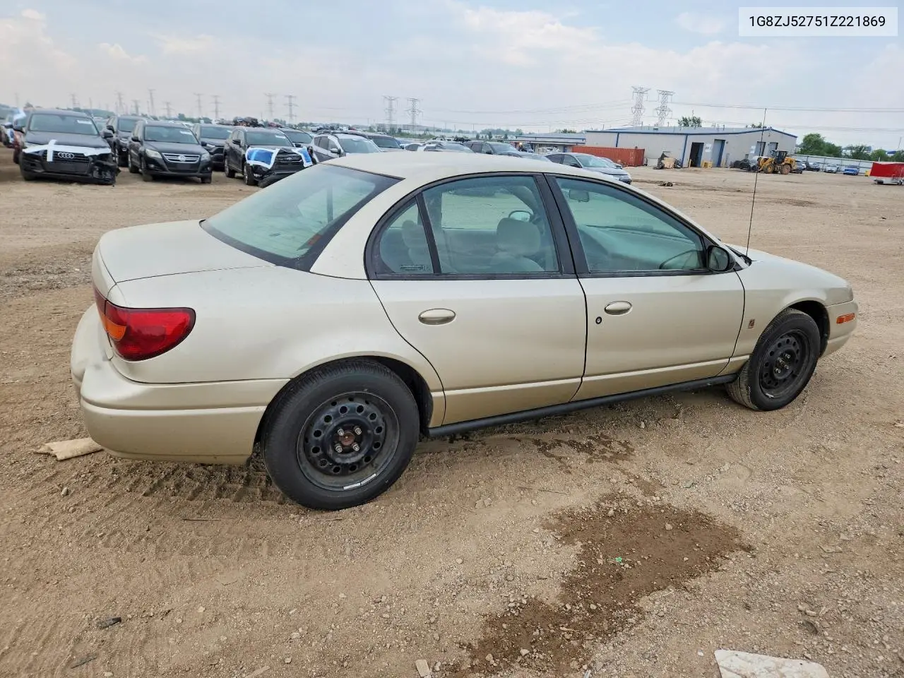 2001 Saturn Sl2 VIN: 1G8ZJ52751Z221869 Lot: 61618026