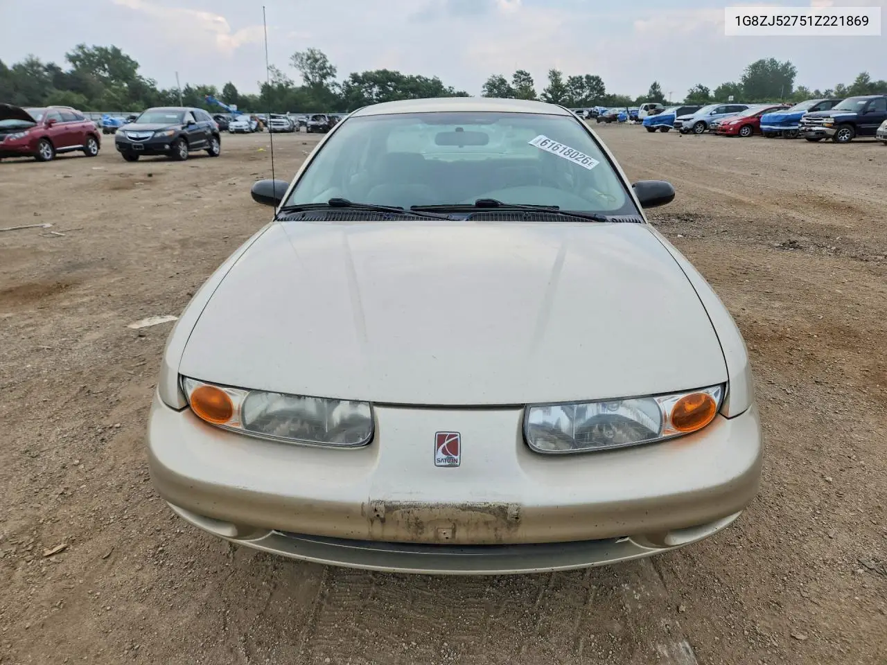 2001 Saturn Sl2 VIN: 1G8ZJ52751Z221869 Lot: 61618026