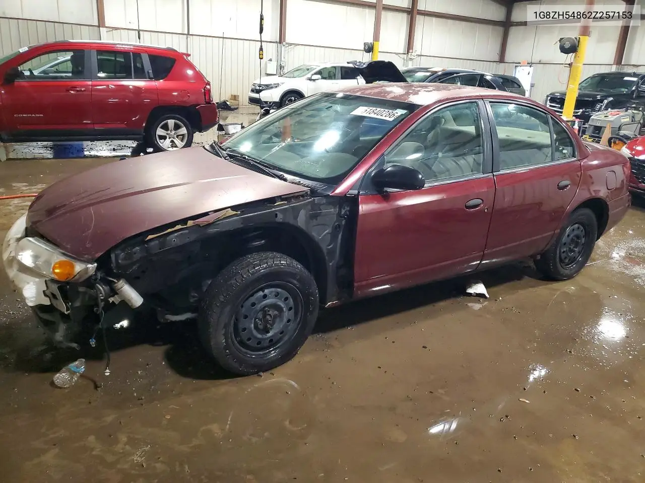 2002 Saturn Sl1 VIN: 1G8ZH54862Z257153 Lot: 51840286