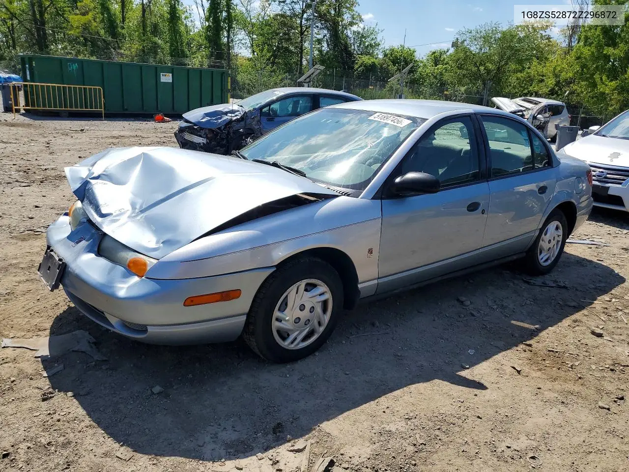 2002 Saturn Sl Spring Special VIN: 1G8ZS52872Z296872 Lot: 51897456