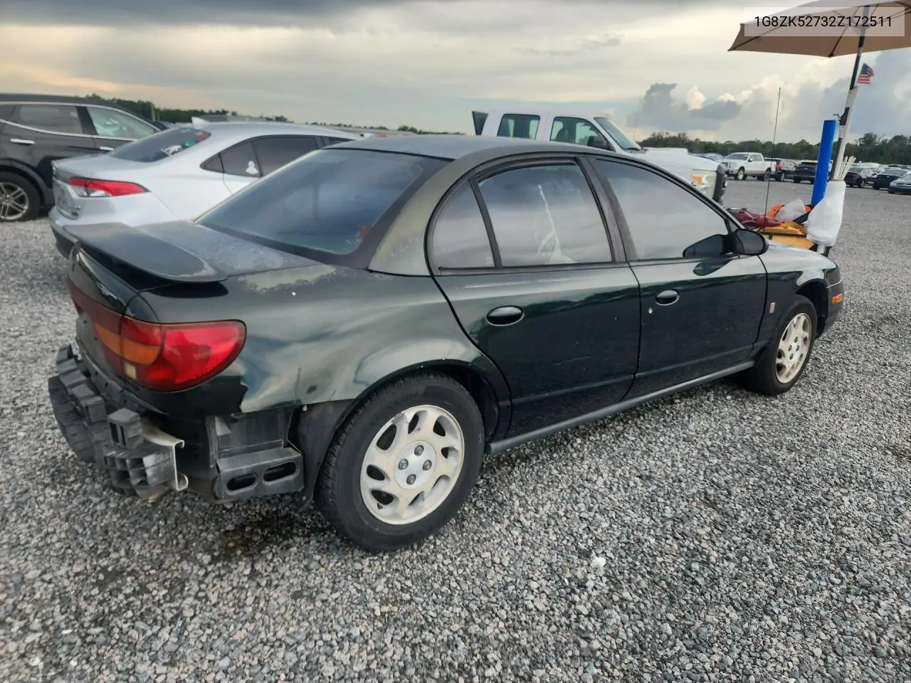 2002 Saturn Sl2 VIN: 1G8ZK52732Z172511 Lot: 61986646