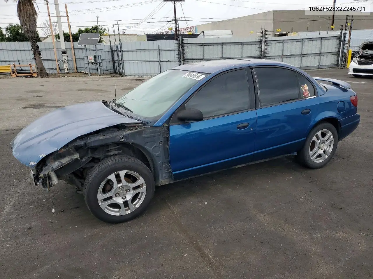 2002 Saturn Sl VIN: 1G8ZF528X2Z245791 Lot: 76848835