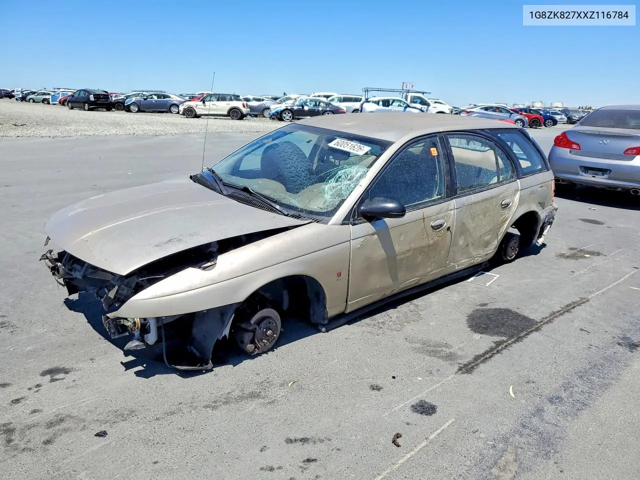 1999 Saturn Sw2 VIN: 1G8ZK827XXZ116784 Lot: 60051626