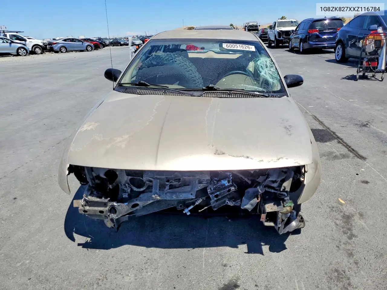 1999 Saturn Sw2 VIN: 1G8ZK827XXZ116784 Lot: 60051626