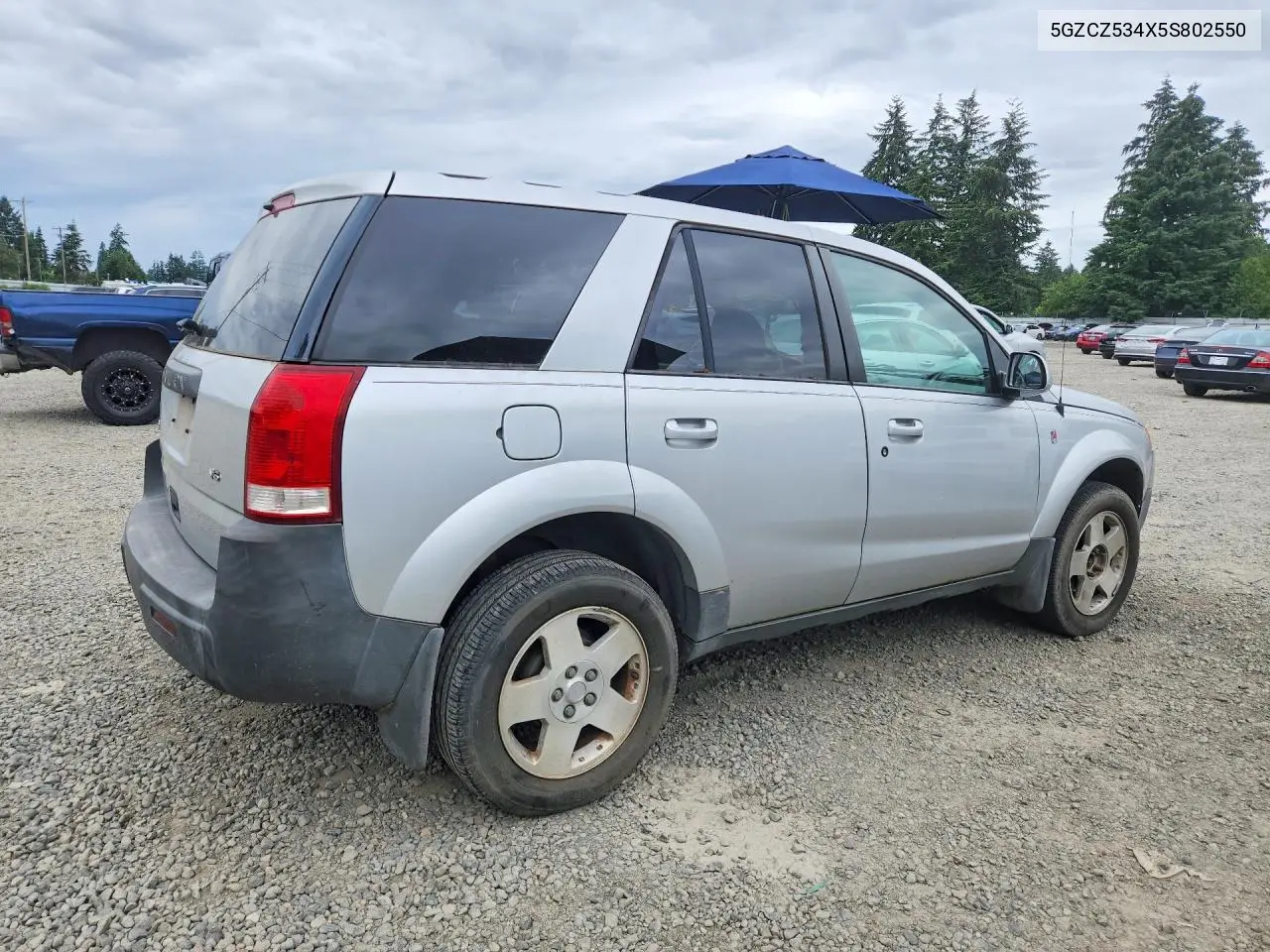 2005 Saturn Vue VIN: 5GZCZ534X5S802550 Lot: 55784976