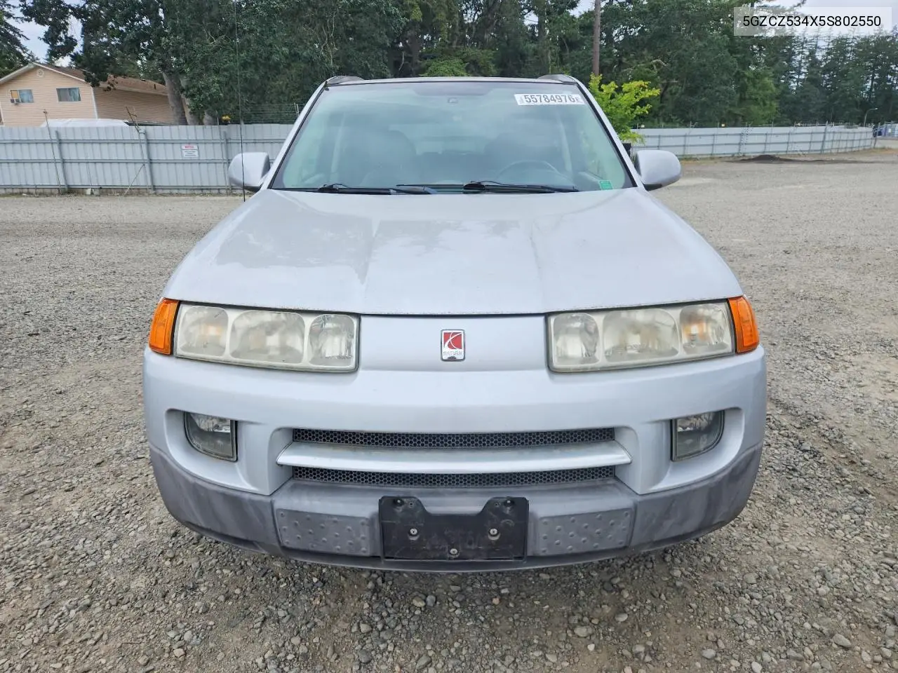 2005 Saturn Vue VIN: 5GZCZ534X5S802550 Lot: 55784976