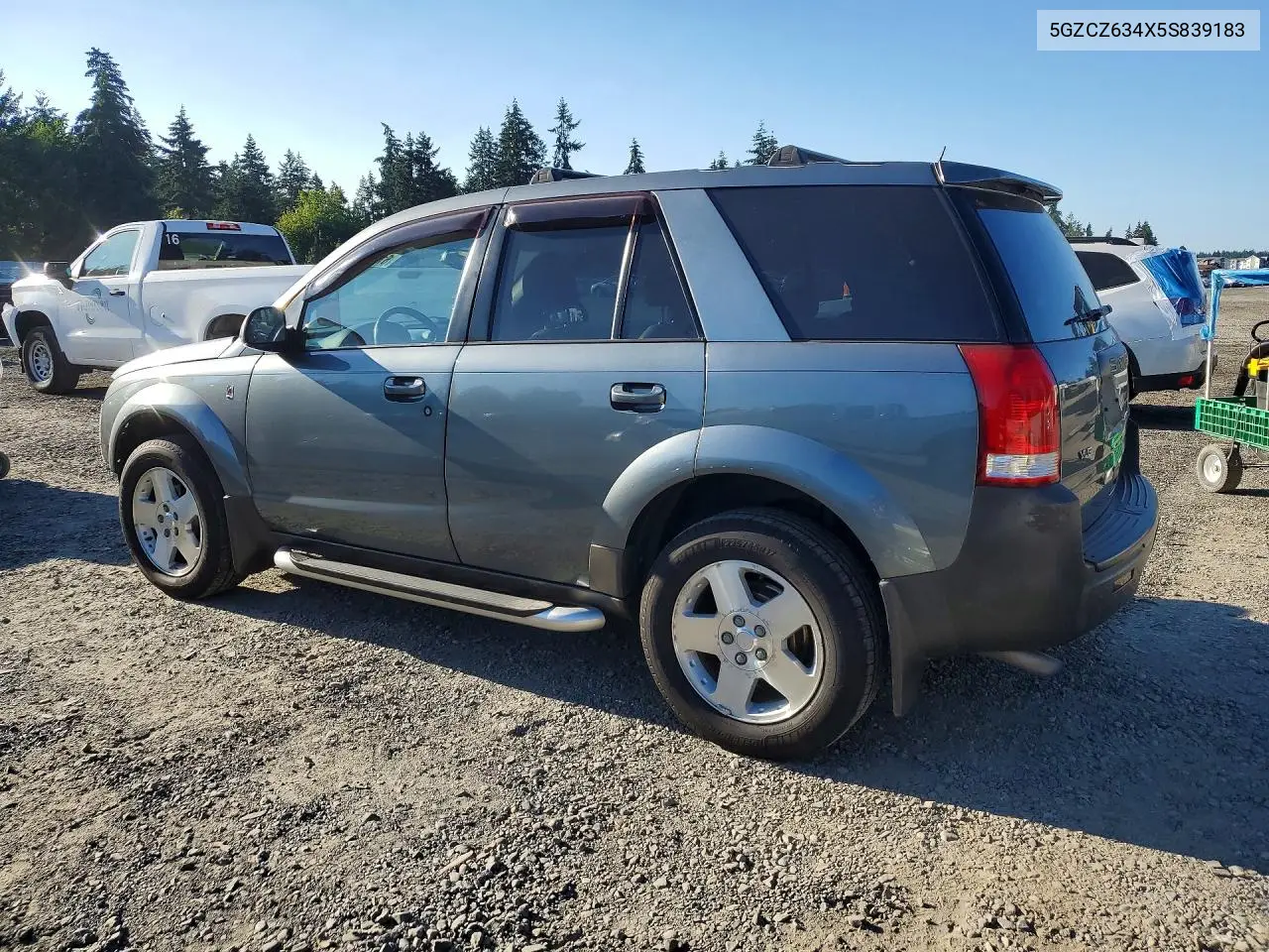 2005 Saturn Vue VIN: 5GZCZ634X5S839183 Lot: 61190696