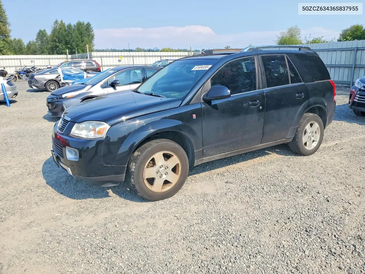 2006 Saturn Vue VIN: 5GZCZ63436S837955 Lot: 61404536