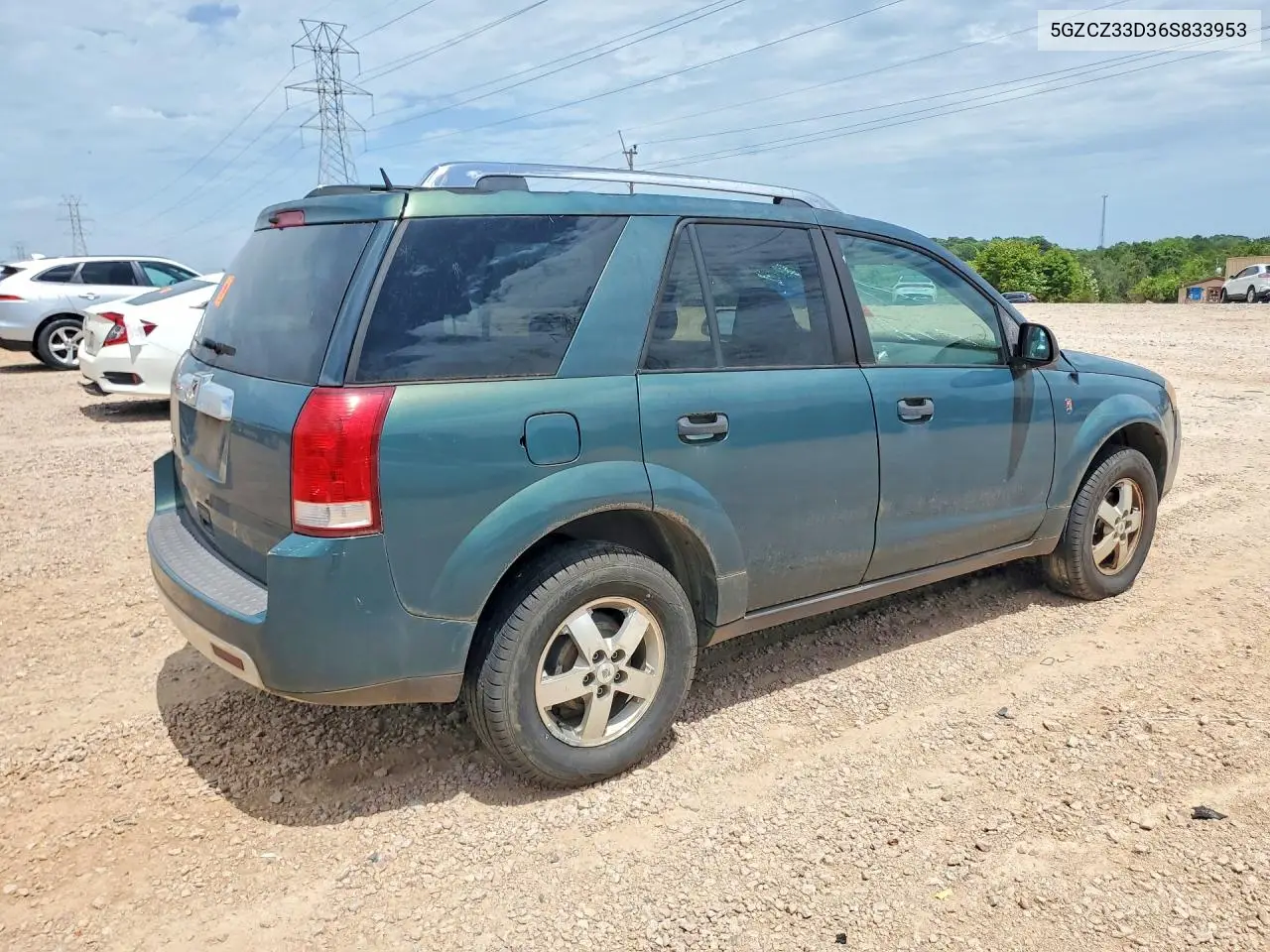 2006 Saturn Vue VIN: 5GZCZ33D36S833953 Lot: 61952586
