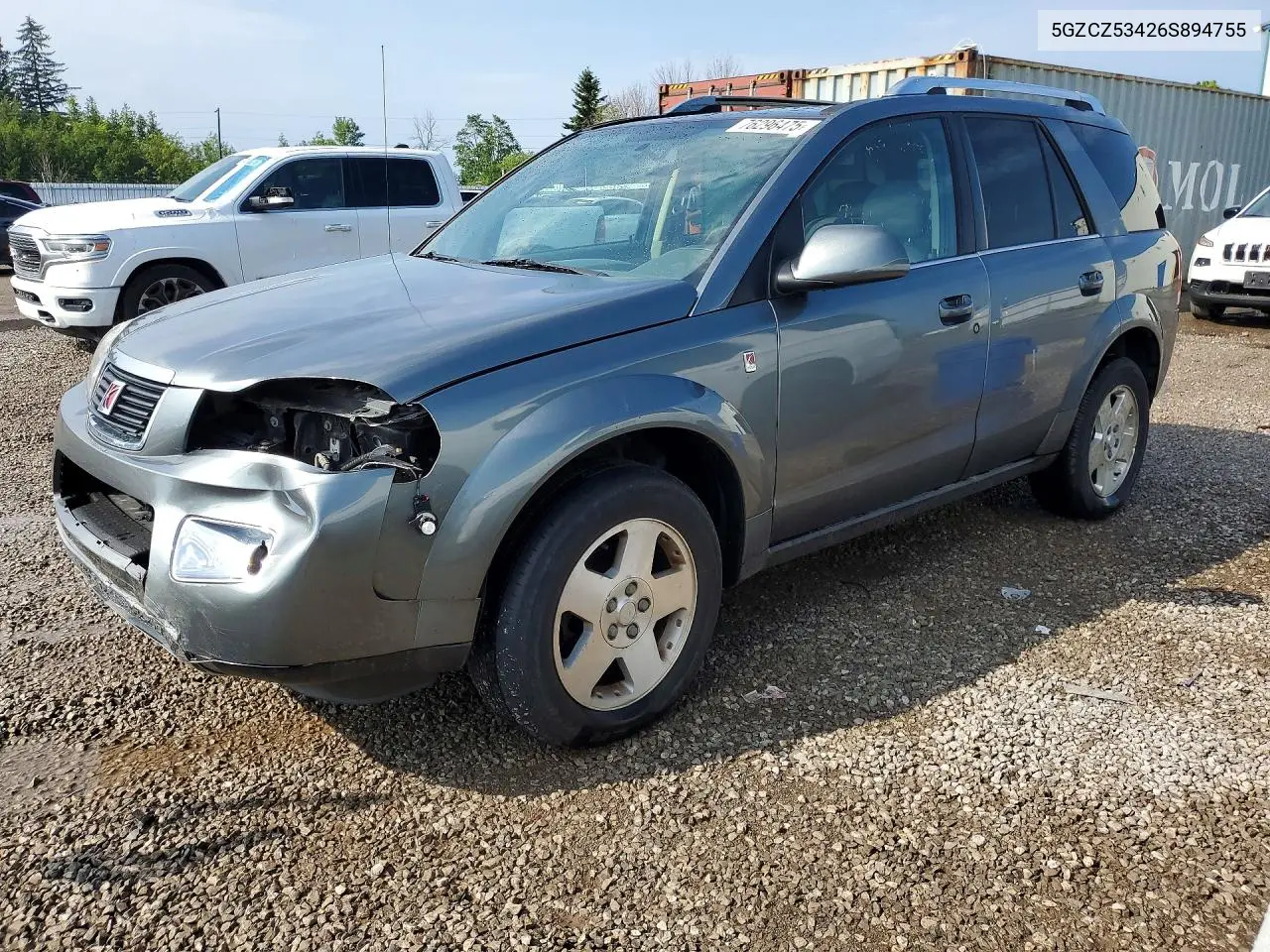 2006 Saturn Vue VIN: 5GZCZ53426S894755 Lot: 76296475