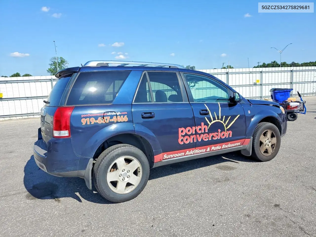 2007 Saturn Vue VIN: 5GZCZ53427S829681 Lot: 59076696