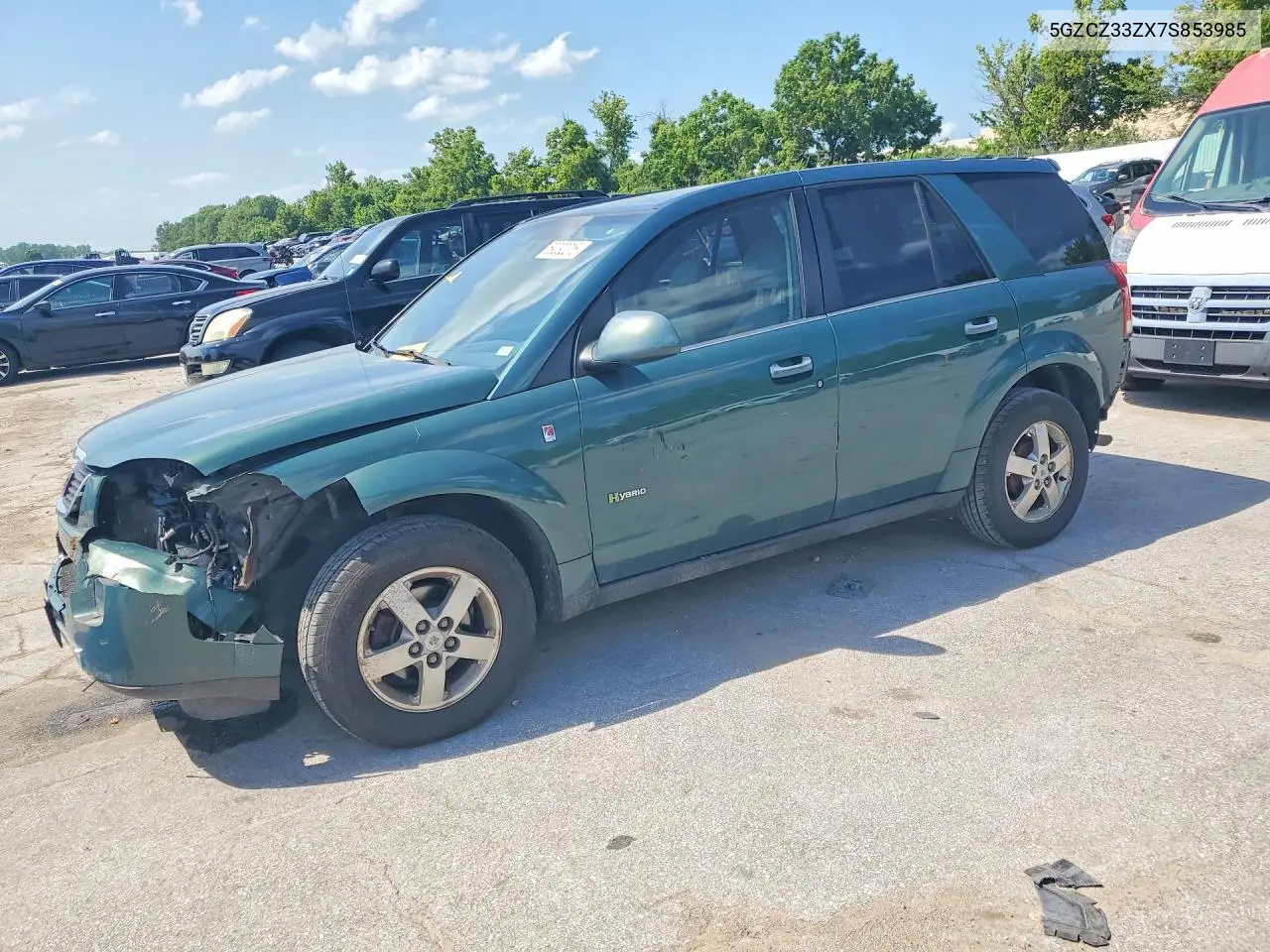 2007 Saturn Vue Hybrid VIN: 5GZCZ33ZX7S853985 Lot: 59292216