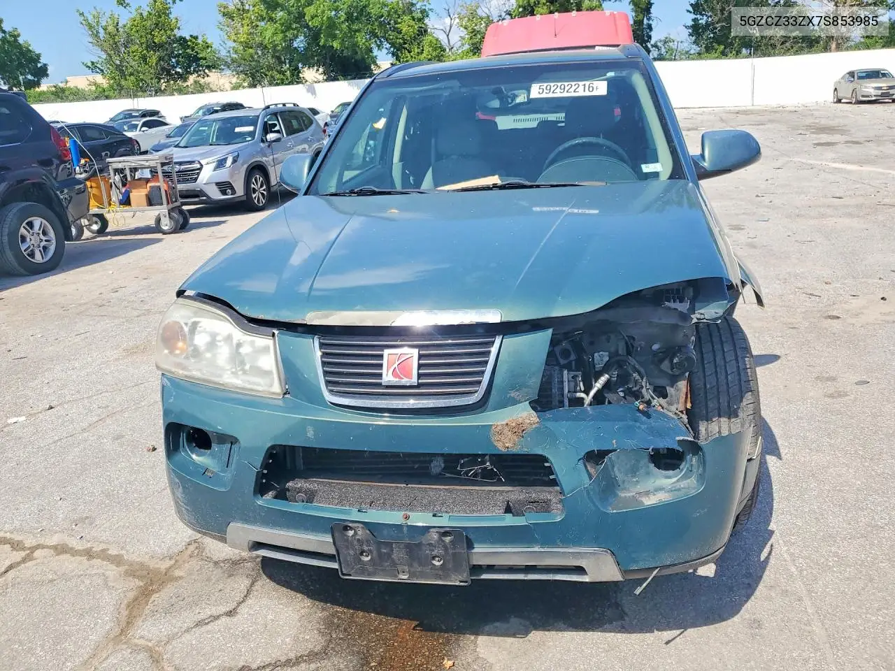 2007 Saturn Vue Hybrid VIN: 5GZCZ33ZX7S853985 Lot: 59292216