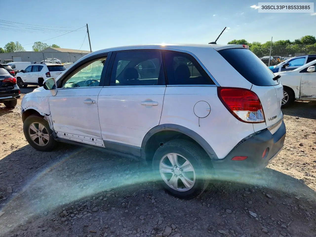 2008 Saturn Vue Xe VIN: 3GSCL33P18S533885 Lot: 54975286