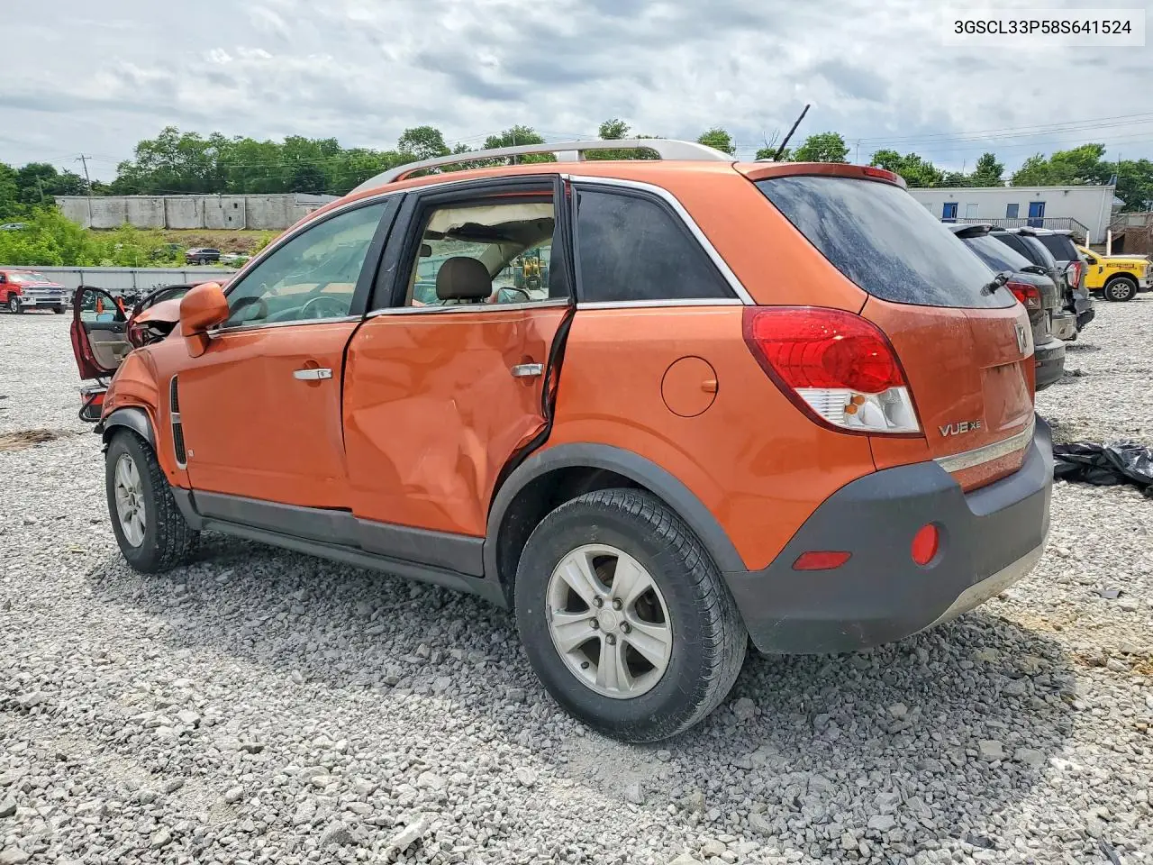 2008 Saturn Vue Xe VIN: 3GSCL33P58S641524 Lot: 55504626