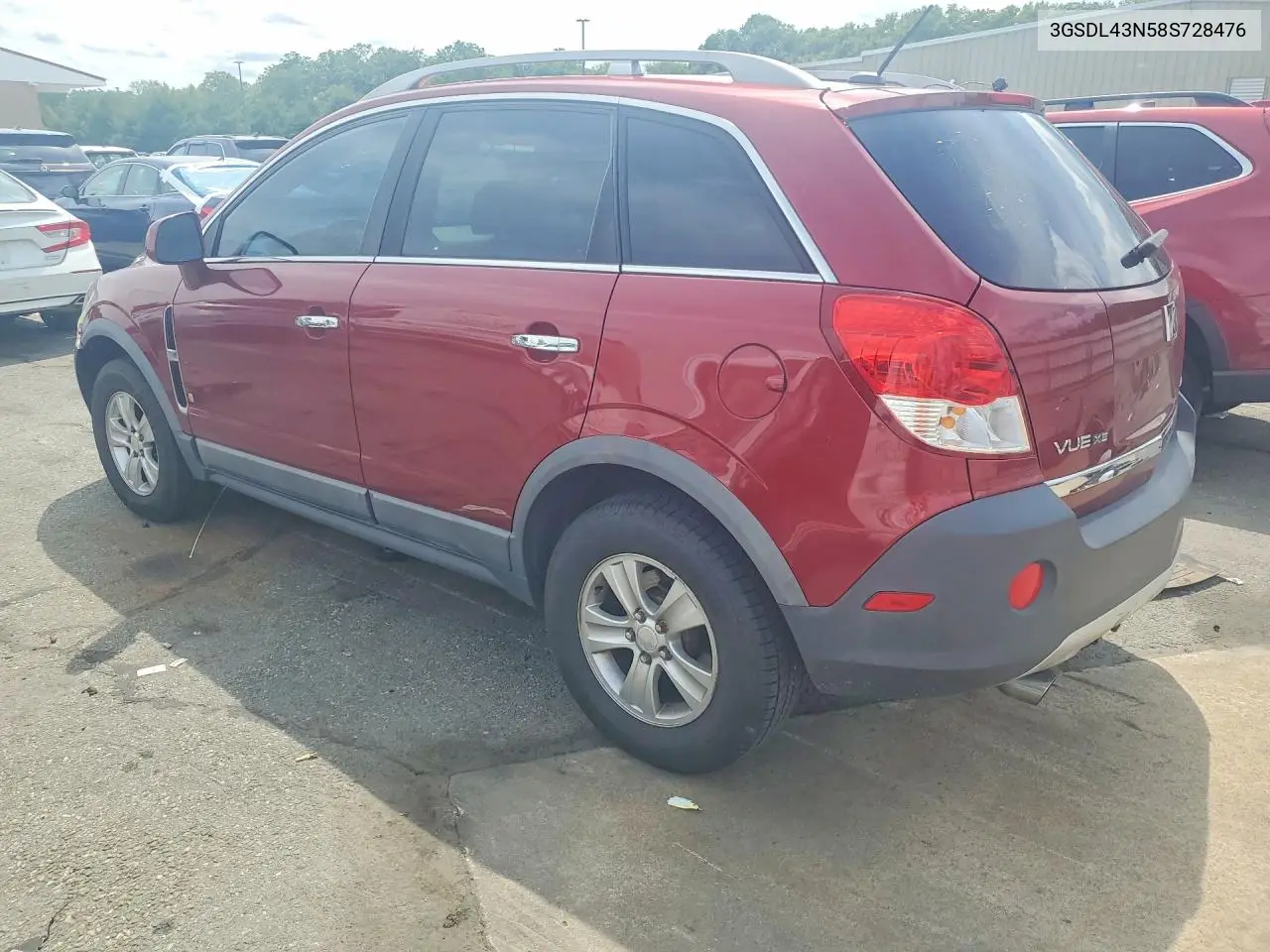 2008 Saturn Vue Xe VIN: 3GSDL43N58S728476 Lot: 57328186